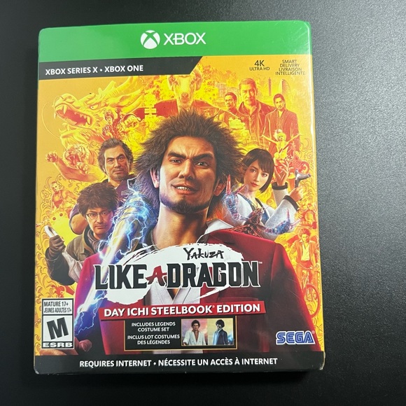 Video Games & Consoles Yakuza Like A Dragon Day Ichi Steelbook